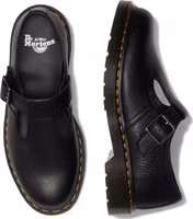 Black Leather Platform Pumps 3