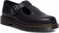 Black Leather Platform Pumps 4
