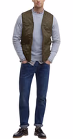 Green Polyamide Sleeveless Jacket 4