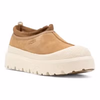 Beige Suede Leather Clogs 2