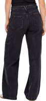 Black Cotton Relaxed Fit Jeans 2