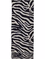 Blue Recycled Polyester Scarf 1