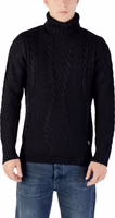 Black Marabou Turtleneck 1