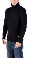 Black Marabou Turtleneck 3