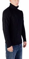 Black Marabou Turtleneck 4
