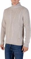 Gray Marabou Turtleneck 2