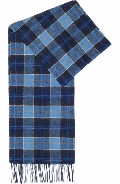Blue Wool Scarf