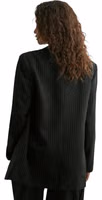 Black Recycled Polyester Blazer 2
