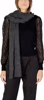 Gray Recycled Polyester Scarf 1