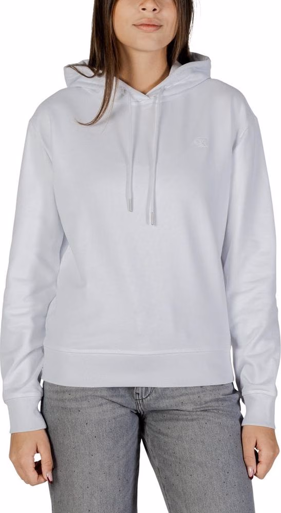 White Cotton Hoodie