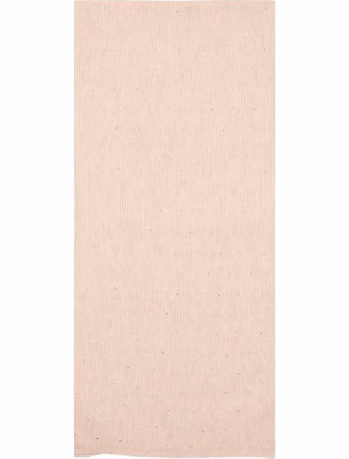 Pink Recycled Polyester Scarf