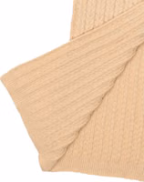 Beige Polyester Scarf 3