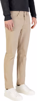 Beige Cotton Skinny Pants 3