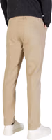 Beige Cotton Skinny Pants 4