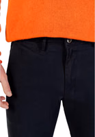 Blue Cotton Skinny Pants 5