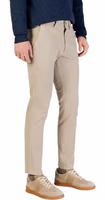 Beige Cotton Skinny Pants 3