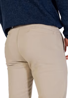 Beige Cotton Skinny Pants 5