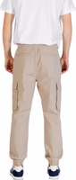 Brown Cotton Cargo Pants 2