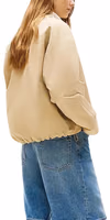 Beige Cotton Bomber 2