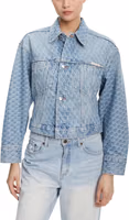 Light Blue Cotton Denim Jacket 1