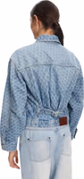 Light Blue Cotton Denim Jacket 2