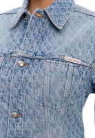 Light Blue Cotton Denim Jacket 4