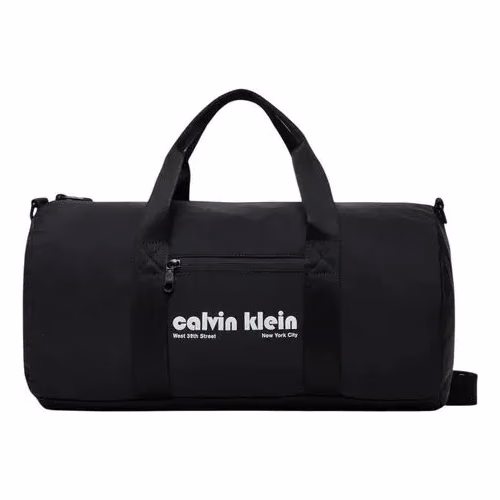 Black Recycled Polyester Duffel Bag