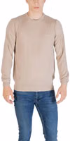 Beige Polyester Sweatshirt 1