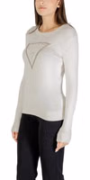 Cream Viscose Sweatshirt 4