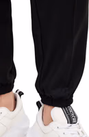 Black Polyester Casual Pants 5