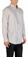 Gray Cotton Pattern Shirt 3
