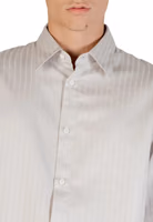 Gray Cotton Pattern Shirt 5