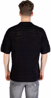 Black Cotton Polo Shirt 2