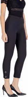 Black Polyester Casual Pants 3