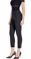Black Polyester Casual Pants 4
