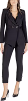 Black Polyester Casual Pants 5