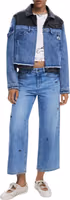 Blue Cotton Denim Jacket 5