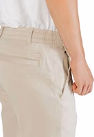 Beige Polyester Casual Pants 5