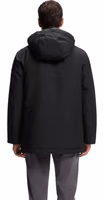 Black Polyester Full-Length Jacket 2