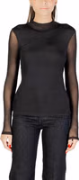 Black Recycled Polyester Blouse 1