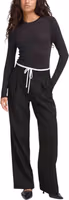 Black Polyester Pants 4