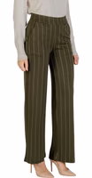 Bicolor Viscose Casual Pants 3