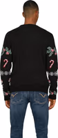 Black Marabou Sweatshirt 2