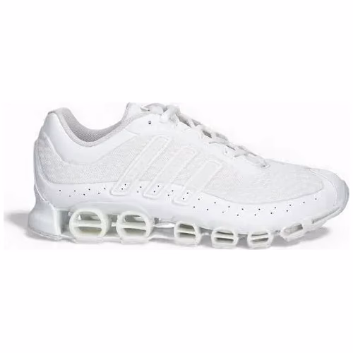 White Synthetic Athletic Sneakers