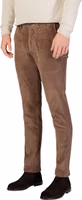 Brown Cotton Casual Pants 2
