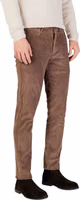 Brown Cotton Casual Pants 3