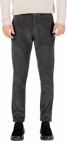 Green Cotton Casual Pants 2