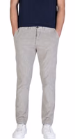 Gray Cotton Casual Pants 1