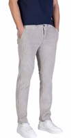 Gray Cotton Casual Pants 3