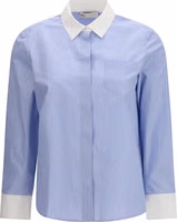 Blue Cotton Pattern Shirt 1